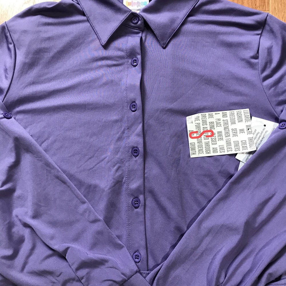 Small Ellie Dress Buttons, Collar, Long sleeve NWT